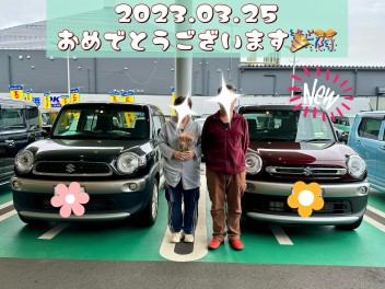 クロスビーから新色クロスビーお乗り換えありがとうございます☆！